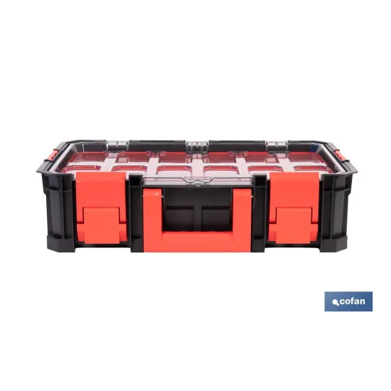 CAJA DE HERRAMIENTAS MODULAR CON ORGANIZADORES
