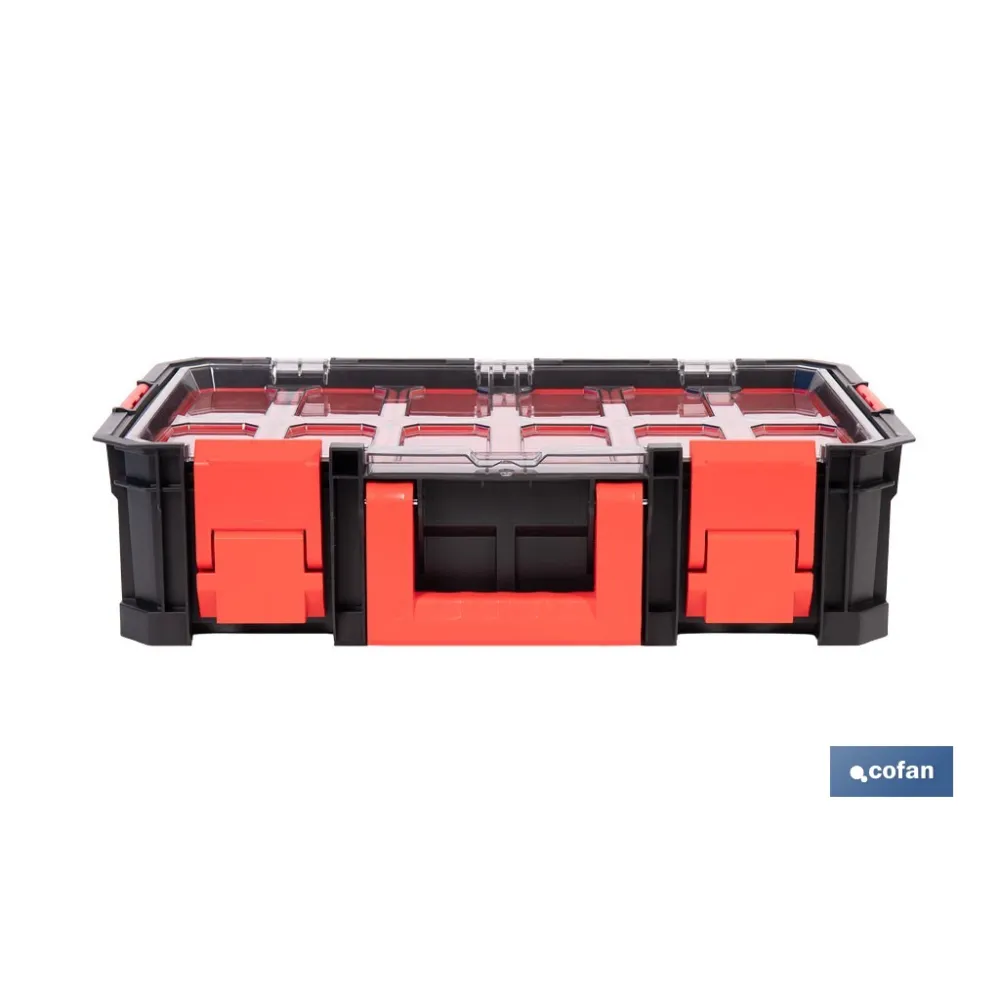 CAJA DE HERRAMIENTAS MODULAR CON ORGANIZADORES