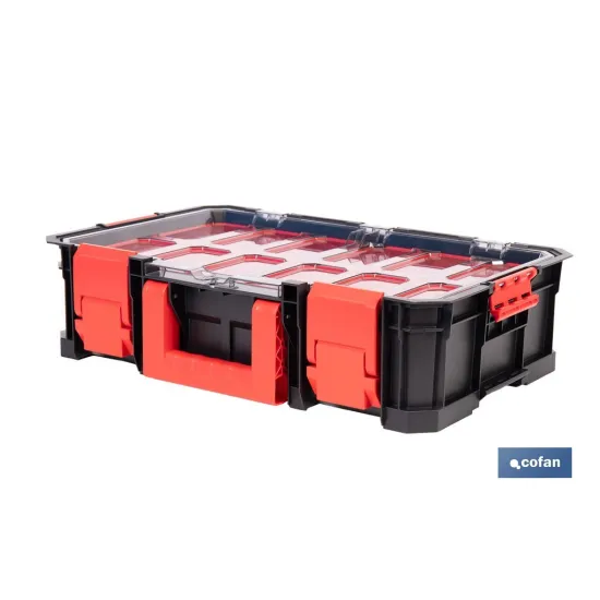 CAJA DE HERRAMIENTAS MODULAR CON ORGANIZADORES