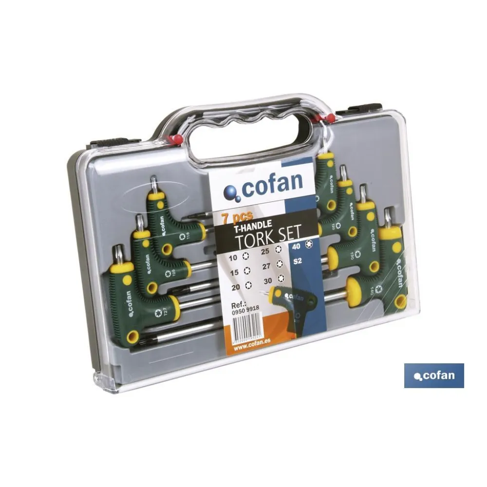 SET DESTORNILLADOR T 7 PCS TORX