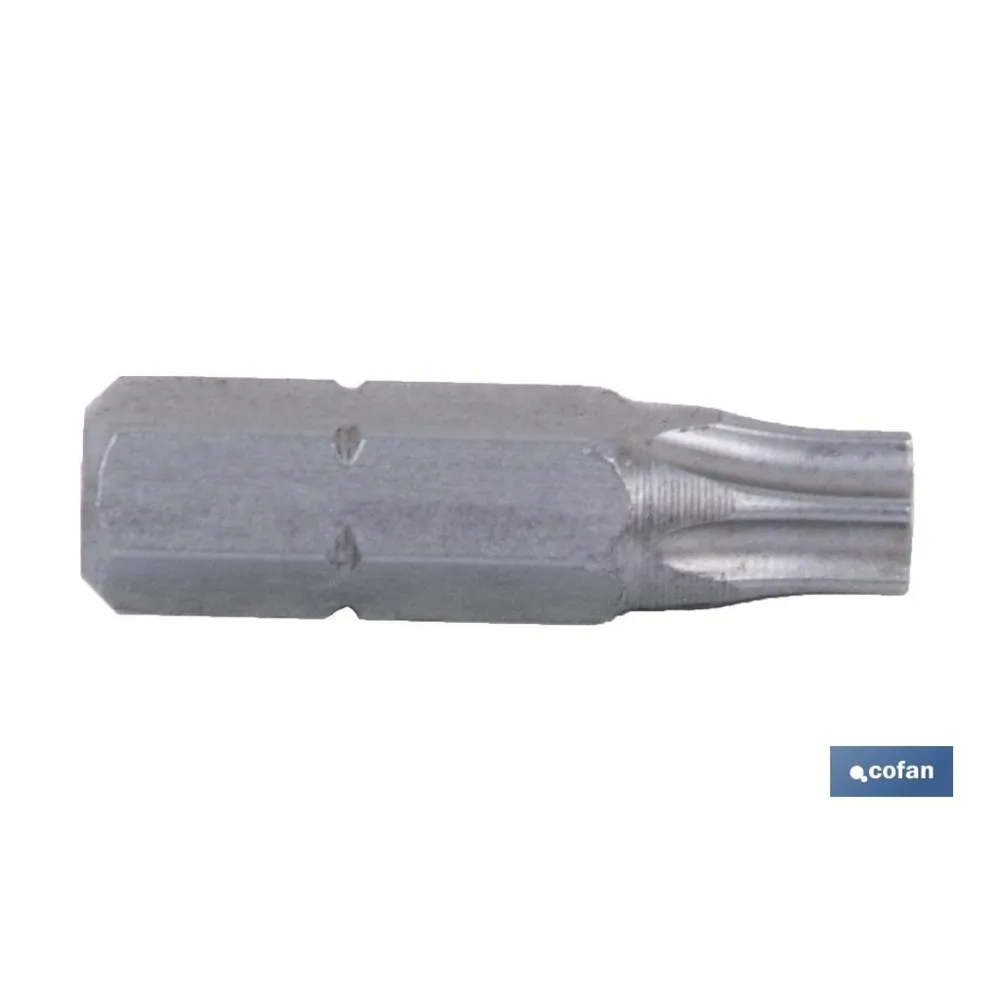 PUNTA DESTORNILL. TORX T-30, INVIOLABLE