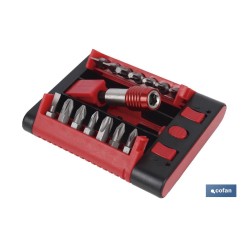 SET PUNTAS ADAPTADOR PH, PZ, TORX, SL  (15 pcs.)