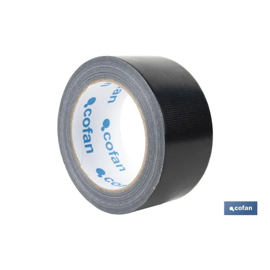 CINTA AMERICANA NEGRA 190 MICRAS 50 MM X 25 M