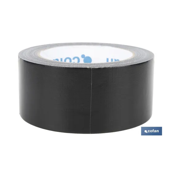 CINTA AMERICANA NEGRA 190 MICRAS 50 MM X 25 M