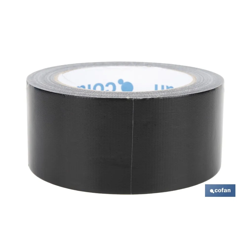 CINTA AMERICANA NEGRA 190 MICRAS 50 MM X 25 M