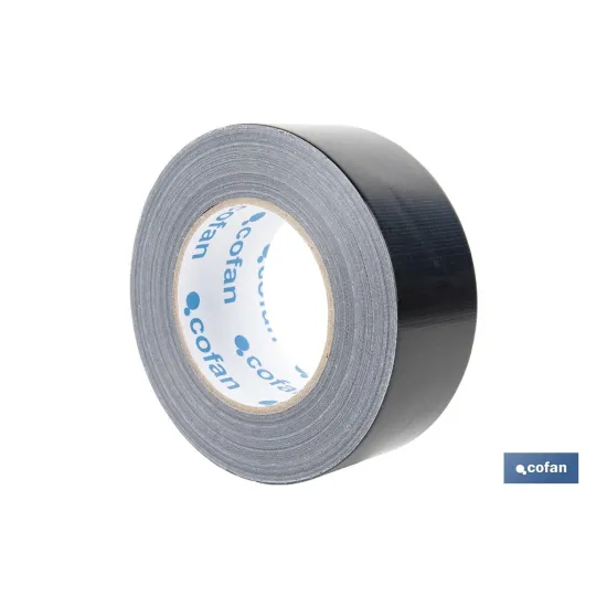 CINTA AMERICANA NEGRA 190 MICRAS 50 MM X 50 M