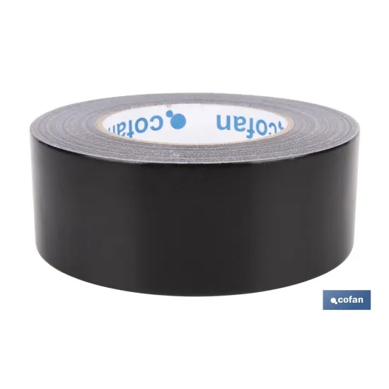 CINTA AMERICANA NEGRA 190 MICRAS 50 MM X 50 M