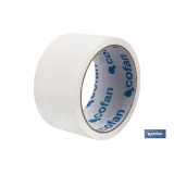 CINTA AMERICANA BLANCA 180 MICRAS 50 MM X 10 M