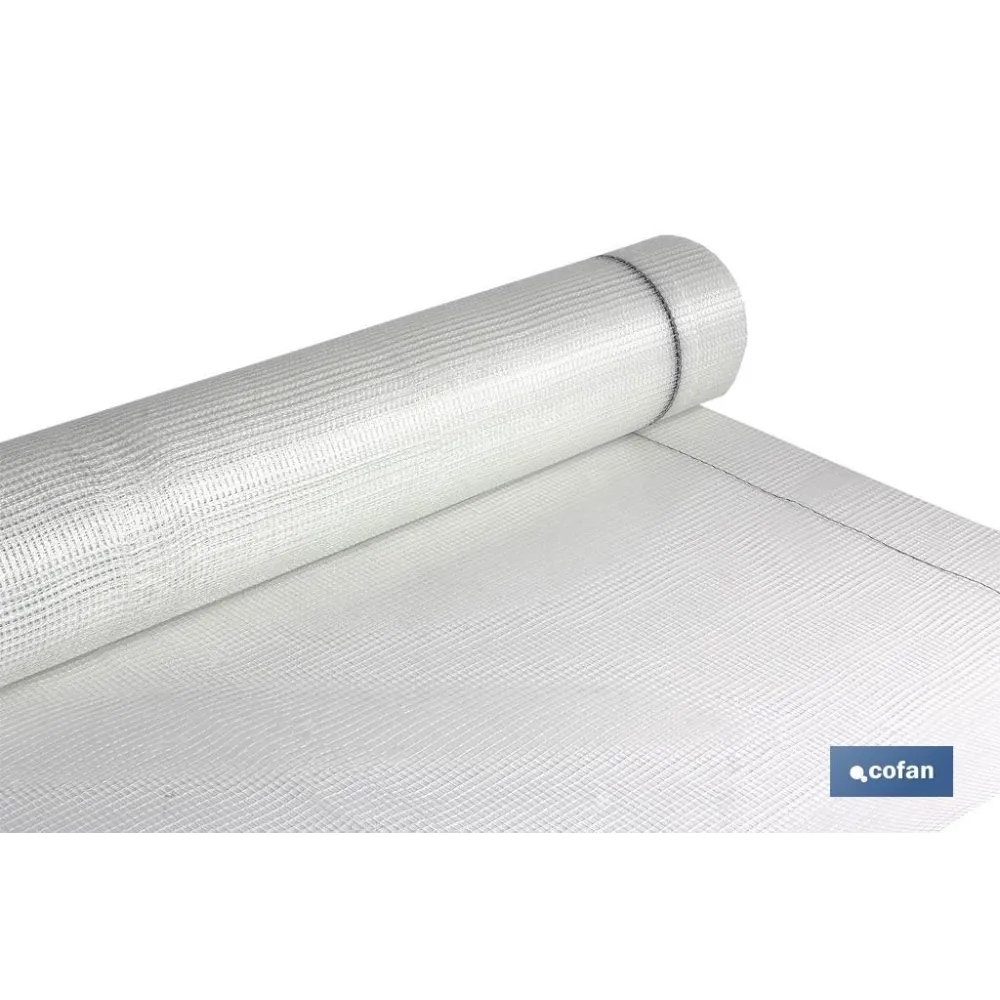 ROLLO 1x50 m MALLA F.DE VIDRIO 5x5mm REVOCOS YESO