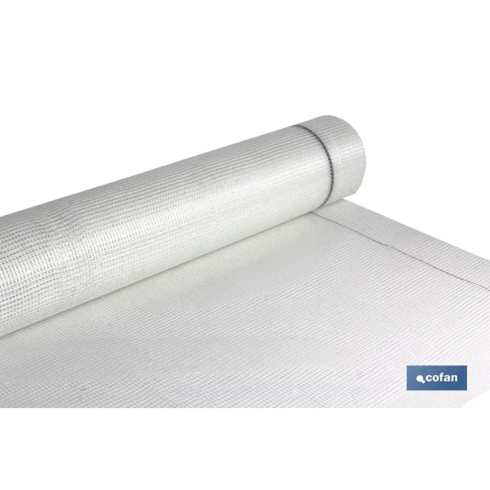 ROLLO 1x50 m MALLA F.DE VIDRIO 5x5mm REVOCOS YESO