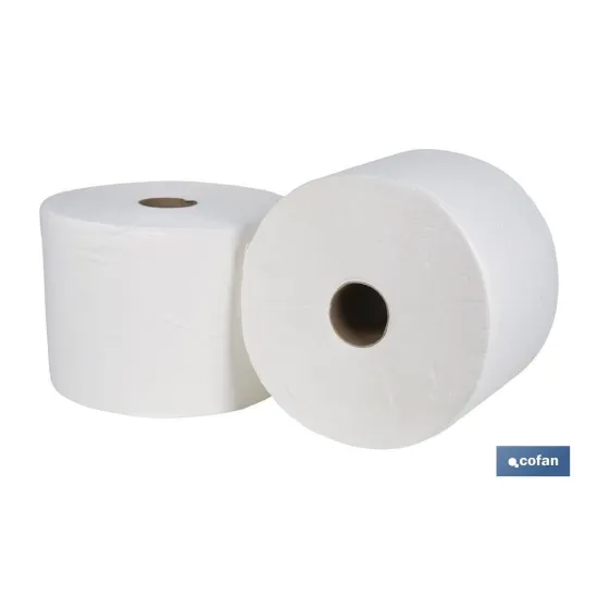BOBINA CELULOSA EXTRA-LAMINADA VIRGEN 2 CAPAS 3K. 287 MT(2ROLLOS).