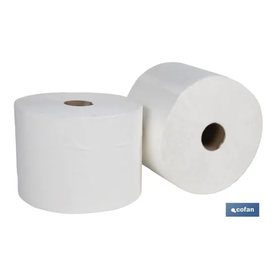 BOBINA CELULOSA EXTRA-LAMINADA VIRGEN 2 CAPAS 3K. 287 MT(2ROLLOS).