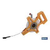 CINTA MÉTRICA FIBRA VIDRIO CON MANGO 50 M