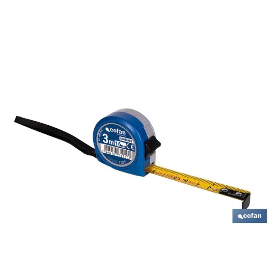 FLEXÓMETRO ESTÁNDAR 16 MM X 3 M