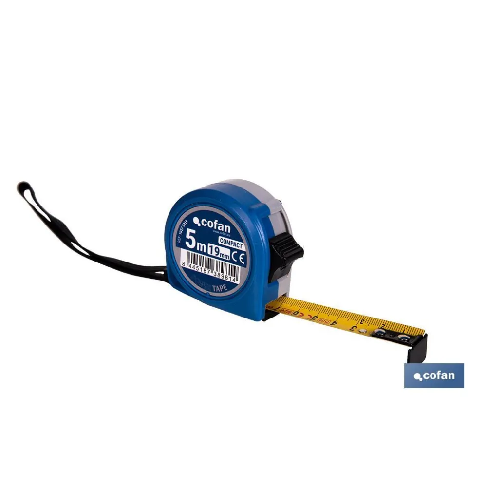 FLEXÓMETRO ESTÁNDAR 19 MM X 5 M