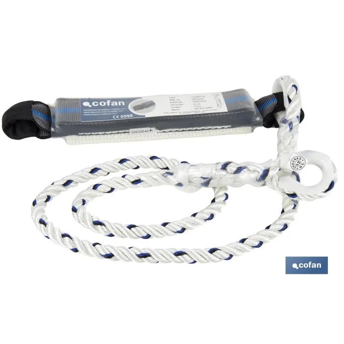 ABSORBEDOR DE ENERGÍA CON CUERDA 1,5 M
