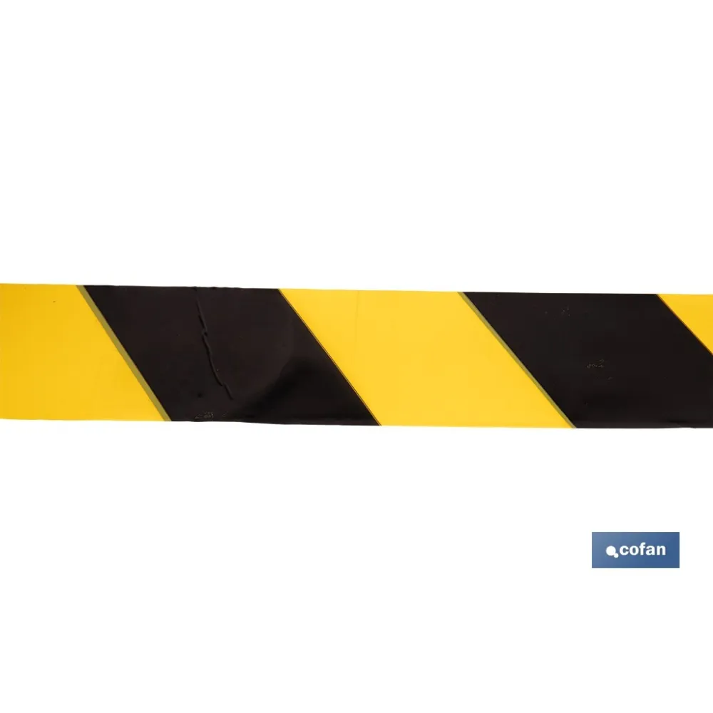 CINTA BALIZAM. AMARILLA/NEGRA 50MM X 100MTS