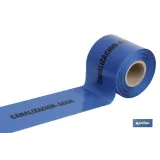 CINTA BALIZ. CANALIZACION AGUA 150MMX250MTS
