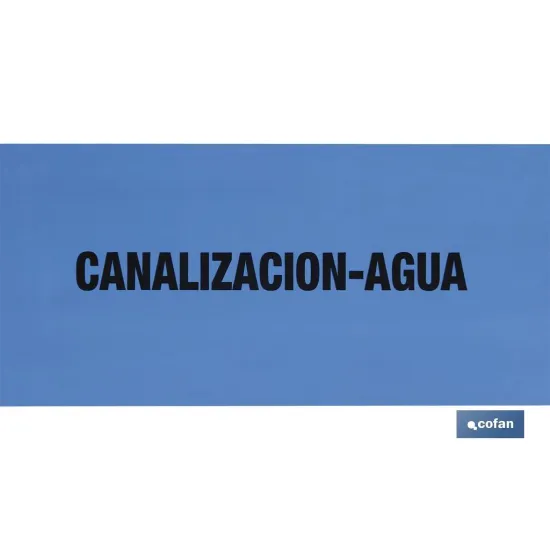 CINTA BALIZ. CANALIZACION AGUA 150MMX250MTS