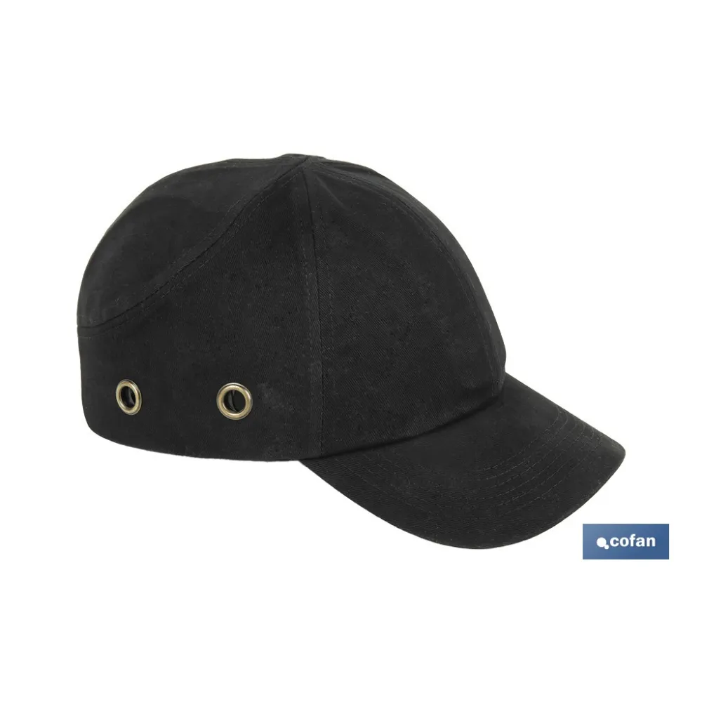 GORRA SPORT SEGURIDAD NEGRA