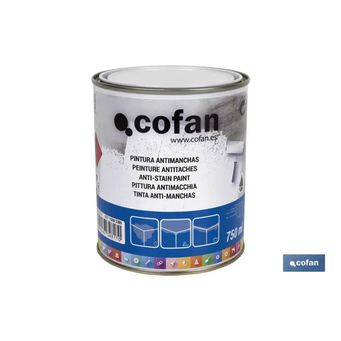 PINTURA ANTIMANCHAS AL DISOLVENTE 750 ML