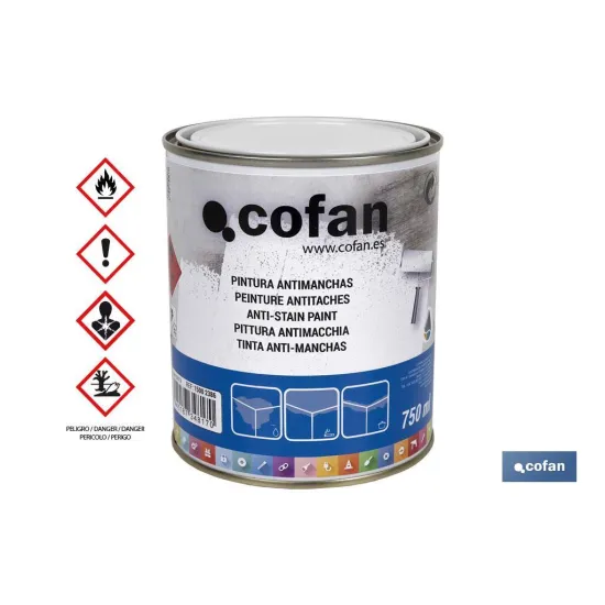 PINTURA ANTIMANCHAS AL DISOLVENTE 750 ML