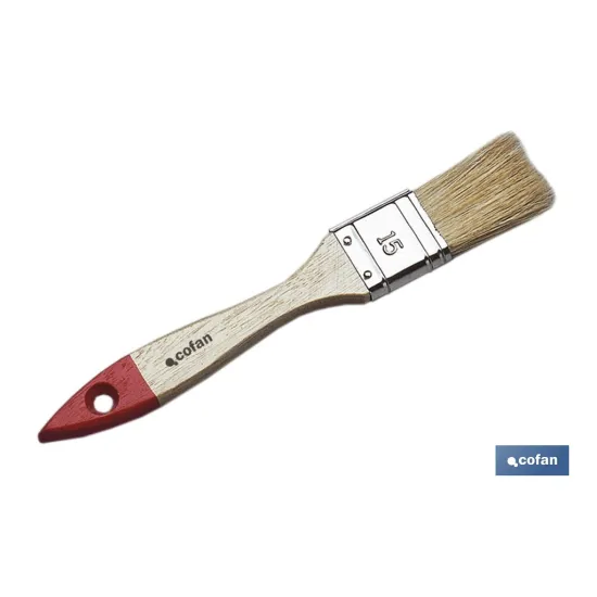 PALETINA TRIPLE 30 MM CON MANGO DE MADERA Nº 15