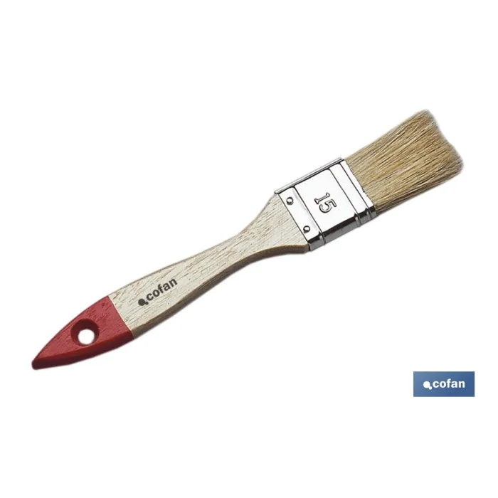 PALETINA TRIPLE 30 MM CON MANGO DE MADERA Nº 15