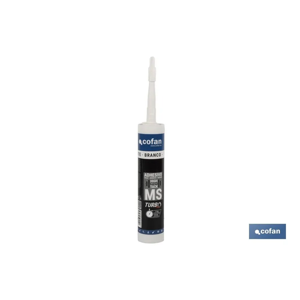 ADHESIVO MS TURBO HIGH TACK 290 ML BLANCO