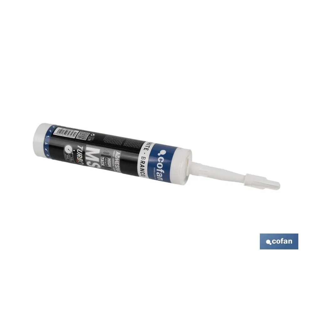 ADHESIVO MS TURBO HIGH TACK 290 ML BLANCO