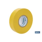 CINTA AISLANTE 180 Micras AMARILLA 19mmX20 Metros