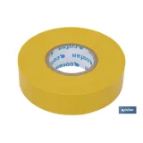 CINTA AISLANTE 180 Micras AMARILLA 19mmX20 Metros