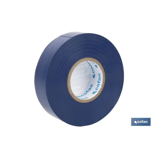 CINTA AISLANTE 180 Micras AZUL 19mmX20 Metros