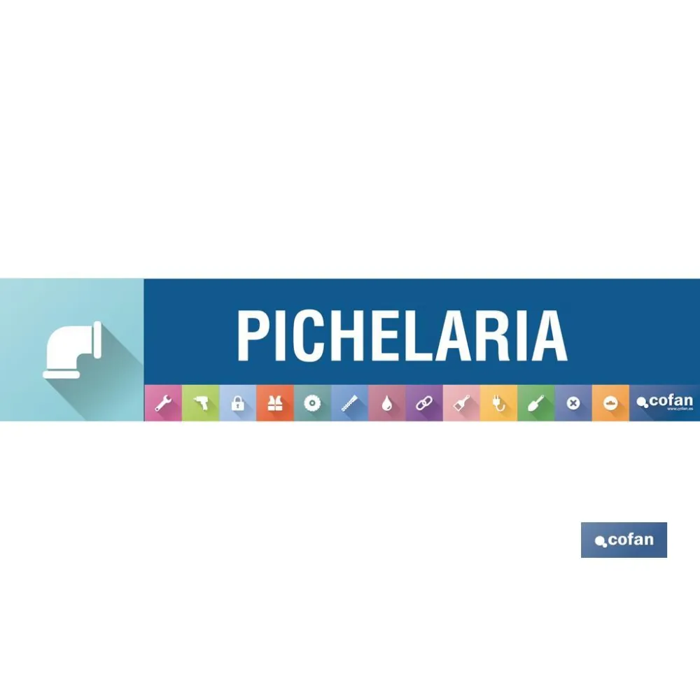 SEÑALETICA IMANTADA PORTUGUES PARA EXPOSITOR 975 x 200 mm - PICHELARIA