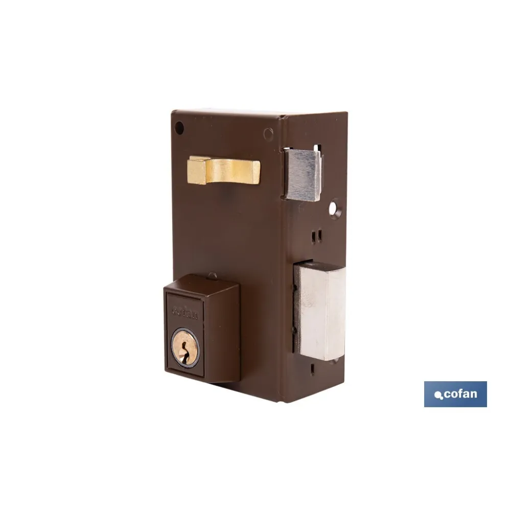 CERRADURA DE SOBREPONER DERECHA 60 MM ADAPTABLE AL MODELO 56A