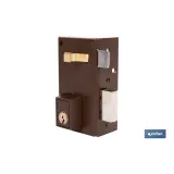 CERRADURA DE SOBREPONER DERECHA 60 MM ADAPTABLE AL MODELO 56A