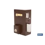 CERRADURA DE SOBREPONER DERECHA 70 MM ADAPTABLE AL MODELO 56A