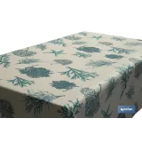 ROLLO MANTEL ANTIMANCHAS RESINADO 1,40 x 20m 50% ALG/50% POL. MAR