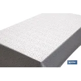 ROLLO MANTEL ANTIMANCHAS 1,40 x 25m 50% ALG/50% PVC.PUNTOS