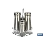 SET ACEITERA  INOX 230ml-120ml