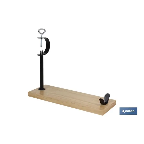 SOPORTE JAMONERO TUBO METAL