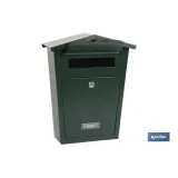 BUZÓN CORREO EXTERIOR BLANCO MODELO GARDEN 360x290x105mm