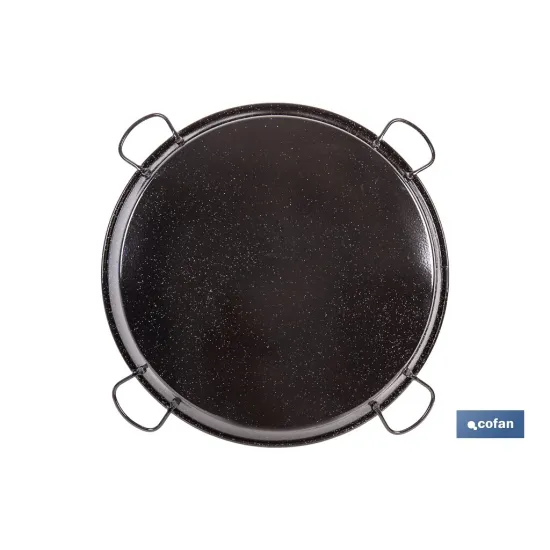 PAELLERA ACERO ESMALTADA Ø90cm (4 asas)