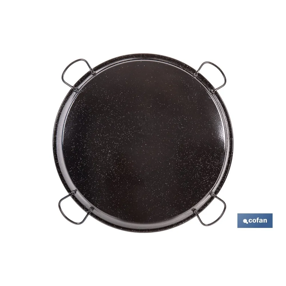 PAELLERA ACERO ESMALTADA Ø90cm (4 asas)
