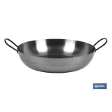 SARTEN LIONESA ACERO C/ASAS Ø36cm