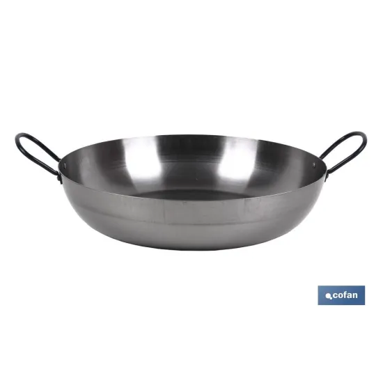 SARTEN LIONESA ACERO C/ASAS Ø40cm