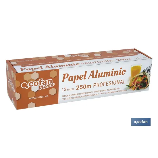 PAPEL ALUMINIO PROFESIONAL 13 MICRAS 2KG