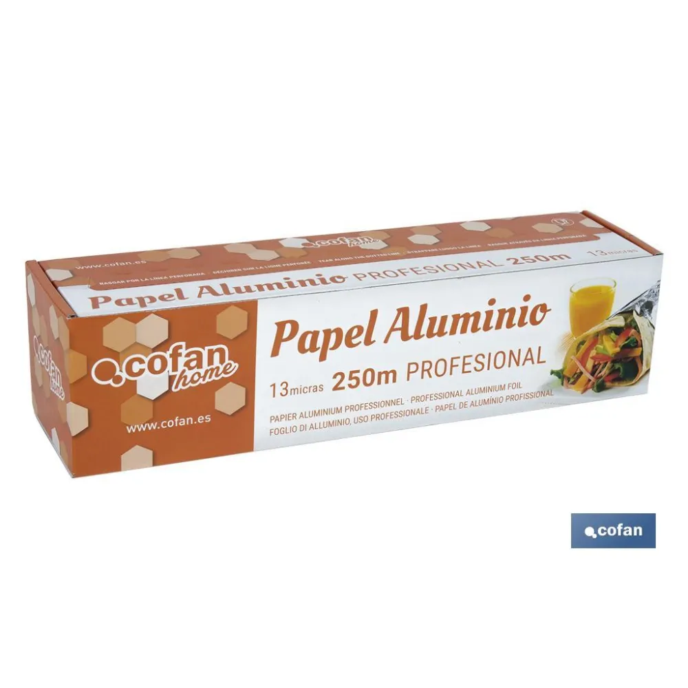 PAPEL ALUMINIO PROFESIONAL 13 MICRAS 2KG