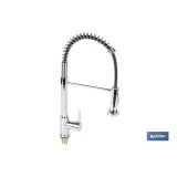 GRIFO DE COCINA MONOMANDO CON ROCIADOR