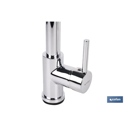 GRIFO DE COCINA MONOMANDO CON ROCIADOR
